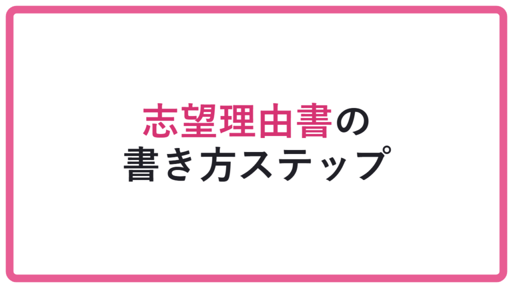 【書き始めを間違えると危険】総合型選抜の志望理由書の書き方|5ステップ アイキャッチ